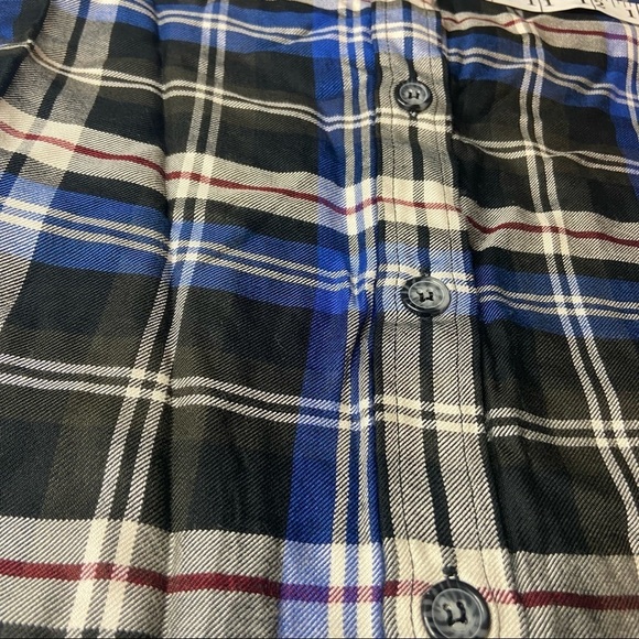 Karen Kane Plaid Button Up Shirt Dress - Picture 8 of 9